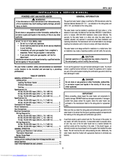 Lochinvar RPV-I&S Installation And Service Manual