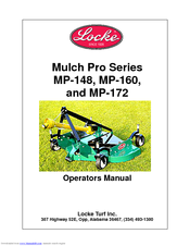 Locke MP-148, MP-160, MP-172 Operator's Manual