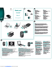 Logitech M555b - Bluetooth Mouse Quick Start Manual