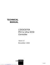 LSI LSI53C875A Technical Manual