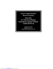 Lucas Control Systems Deeco EM-C061 User Manual