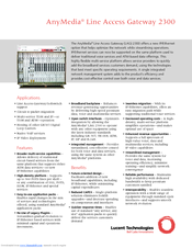 Lucent Technologies AnyMedia 2300 Specifications