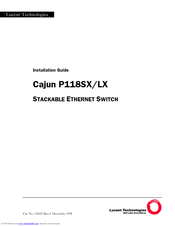 Lucent Technologies Cajun P118LX Installation Manual