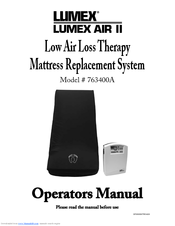 Lumex 763400A Operator's Manual