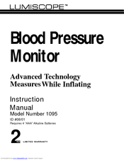 Lumiscope 1095 Instruction Manual