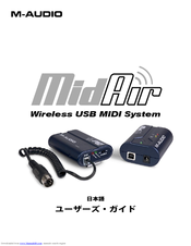 M-Audio MIDI MidAir Product Manual