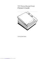 Axiohm 7193 Owner's Manual