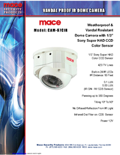 Mace CAM-67CIR Specifications
