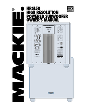 Mackie HRS150 Owner's Manual