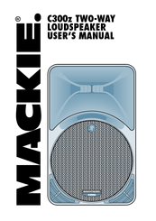 Mackie C300z User Manual