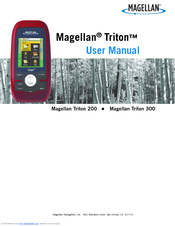Magellan Triton 300 User Manual