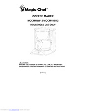 Magic Chef MCCM1NW12 Product Manual