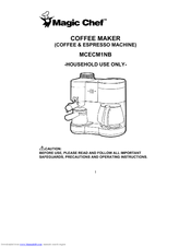 Magic Chef MCECM1NB Product Manual
