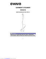 Ewave Garment Steamer Owner's Manual