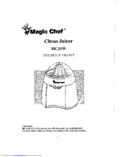 Magic Chef MCJ1W User Manual