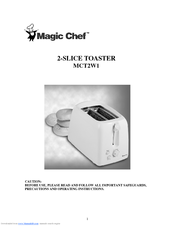 Magic Chef T2W1 User Manual