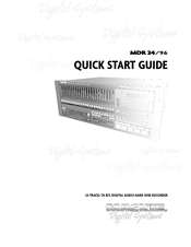 Magma MDR 24/96 Quick Start Manual