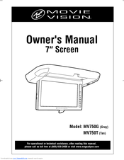 Movie Vision MV750T Owner's Manual