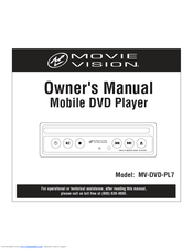 Movie Vision MV-DVD-PL7 Owner's Manual