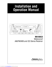 Magnadyne M6100CD Installation And Operation Manual