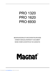 Magnat Audio PRO 1320 Owner's Manual