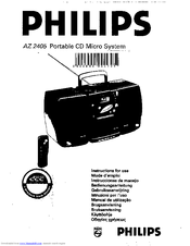 Philips AZ2405s Manual