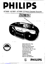 Philips AZ6060 Manual De Utilização