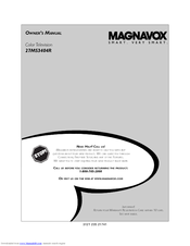 Magnavox 27MS3404R Owner's Manual