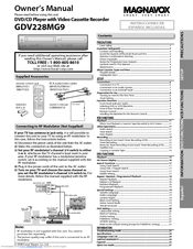 Magnavox GDV228MG9 Owner's Manual