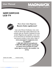 Magnavox 26MF Manuel D'utilisation