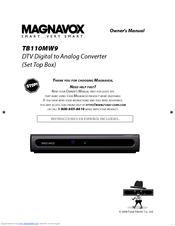 Magnavox TB110MW9A - Owner's Manual