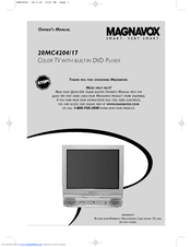 Magnavox 20MC4204 - Tv/dvd Combination Owner's Manual
