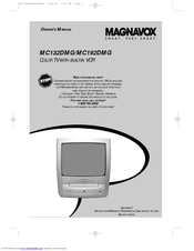 Magnavox MC132DMG - Tv/vcr Combination - Mono Owner's Manual