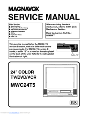 Magnavox MWC24T5 Service Manual