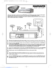 Magnavox MDV540VR - Dvd/vcr Player Quick Use Manual