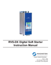Magnetek RVS-DX-170-D Instruction Manual