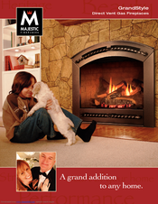 Majestic fireplaces GrandStyle DV580EN Brochure & Specs