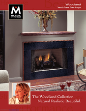 Majestic fireplaces Woodland UVLC24RP Brochure & Specs