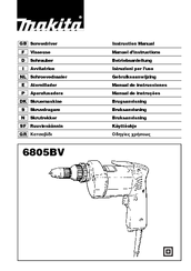 Makita 6805BV Instruction Manual