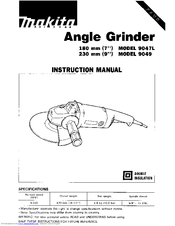 Makita 90471 Instruction Manual