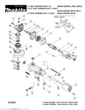 Makita 9523NB Parts Manual