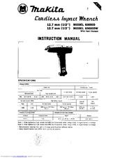 Makita 6900D Instruction Manual