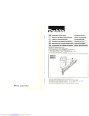 Makita AF632 Instruction Manual
