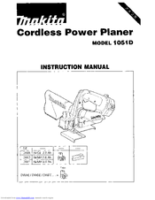 Makita 1051D Instruction Manual