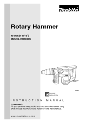 Makita HR4000C Instruction Manual