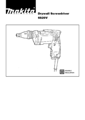 Makita 6820V Instruction Manual