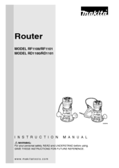 Makita RD1100 Instruction Manual