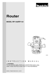 Makita RP1100 Instruction Manual