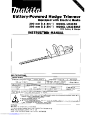 Makita UH303D Instruction Manual