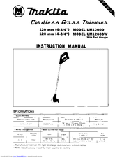 Makita UMLZOODW Instruction Manual